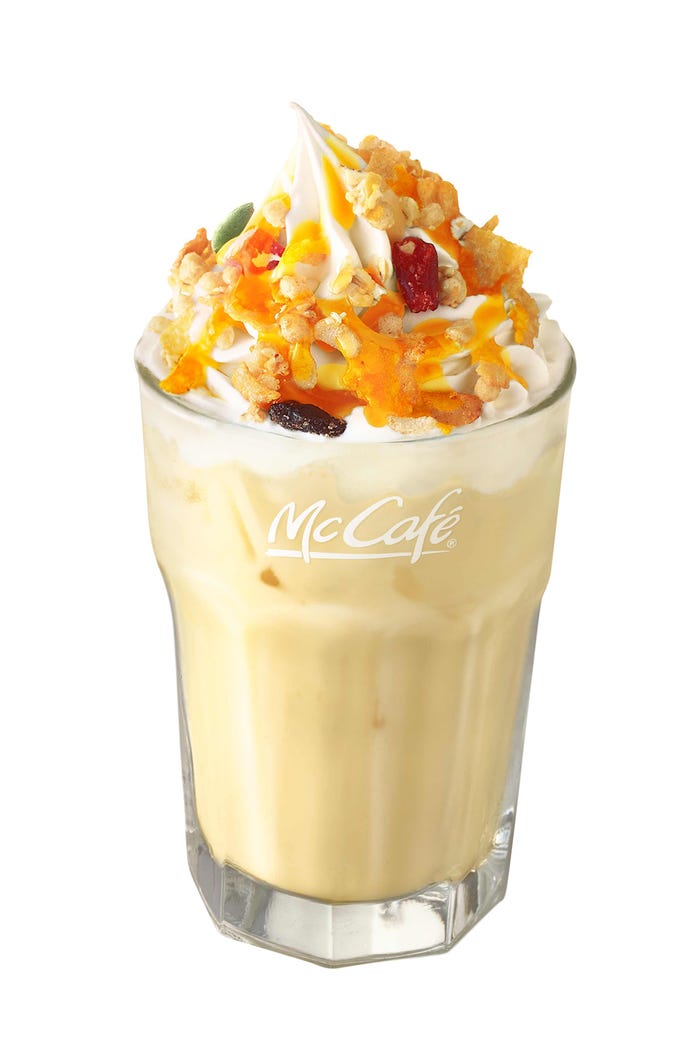 パッションフルーツヨーグルトドリンク/画像提供:日本マクドナルド