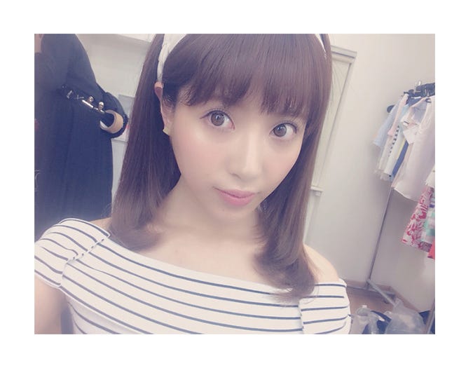 “大人化”を遂げた最近のくみっきー/舟山久美子オフィシャルブログ(LINE)より