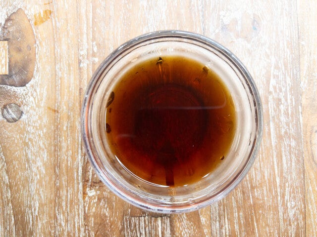 ◎の調味料を混ぜ合わせておきます。 ◎の調味料を混ぜ合わせておきます。