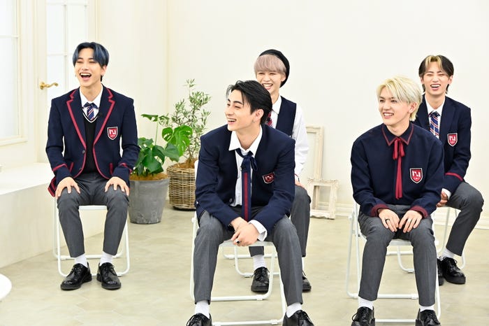 「INI デビュー記念!期待のグローバルボーイズグループまるわかり SP」池崎理人、西洸人、後藤威尊、高塚大夢、許豊凡(C)TBSチャンネル