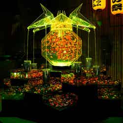 東京会場展示予定作品「超・花魁」／画像提供：アートアクアリウム実行委員会