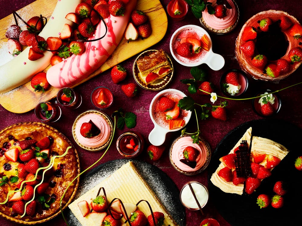 「ストロベリーデザートブッフェ “Go To Strawberry”」神戸で、いちごスイーツ20種超食べ放題