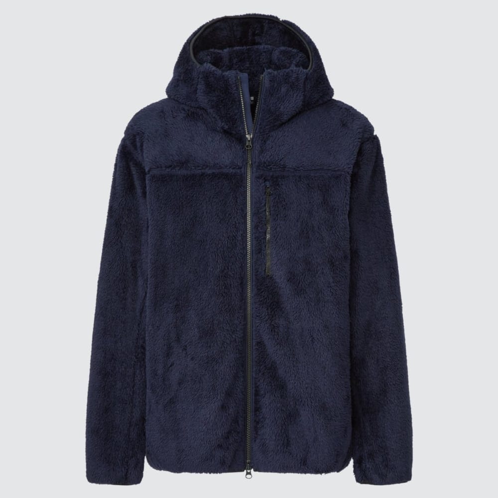 防風アウターファーリーフリースフルジップパーカ