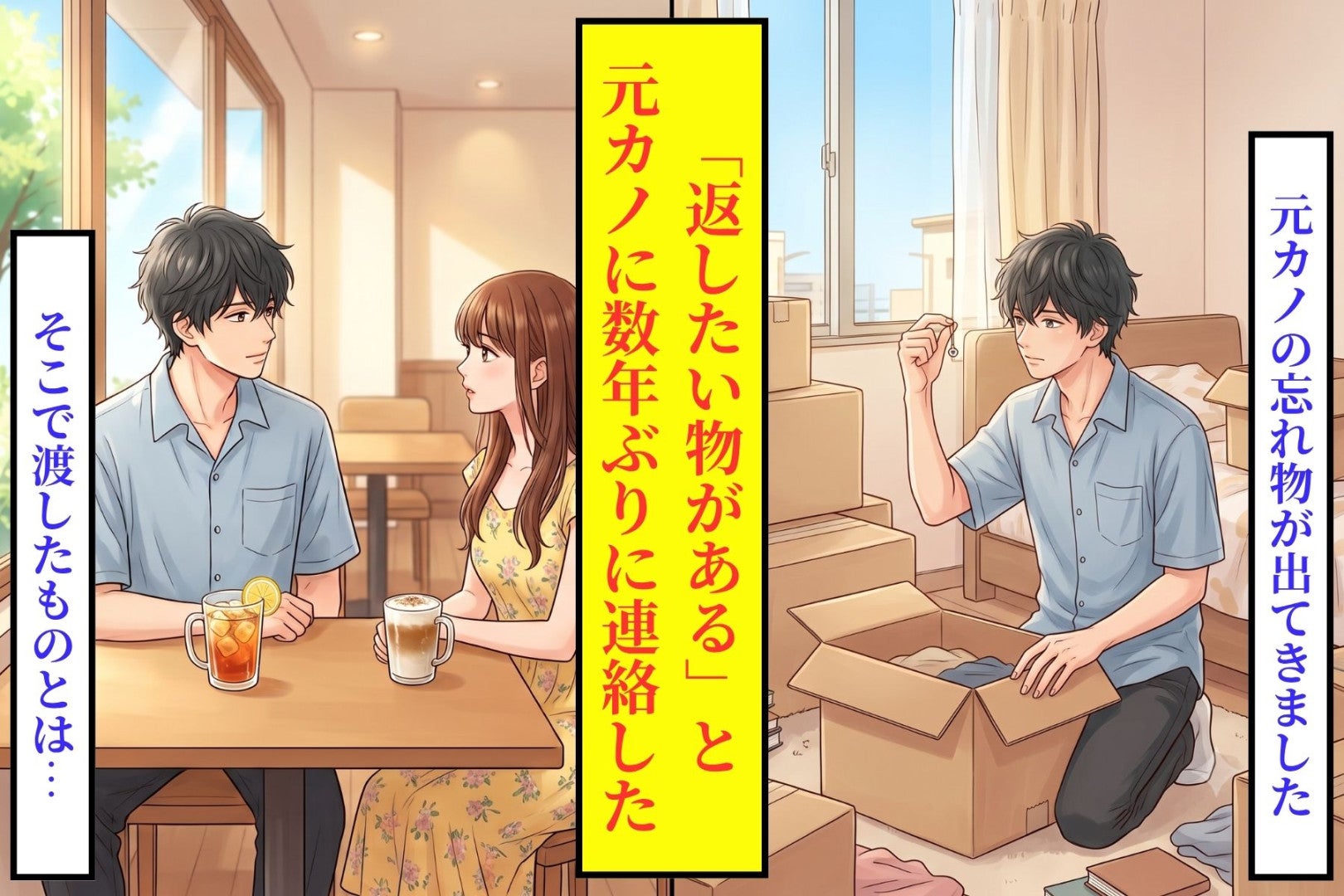 結婚前、元カノへピアスを返しに行った俺