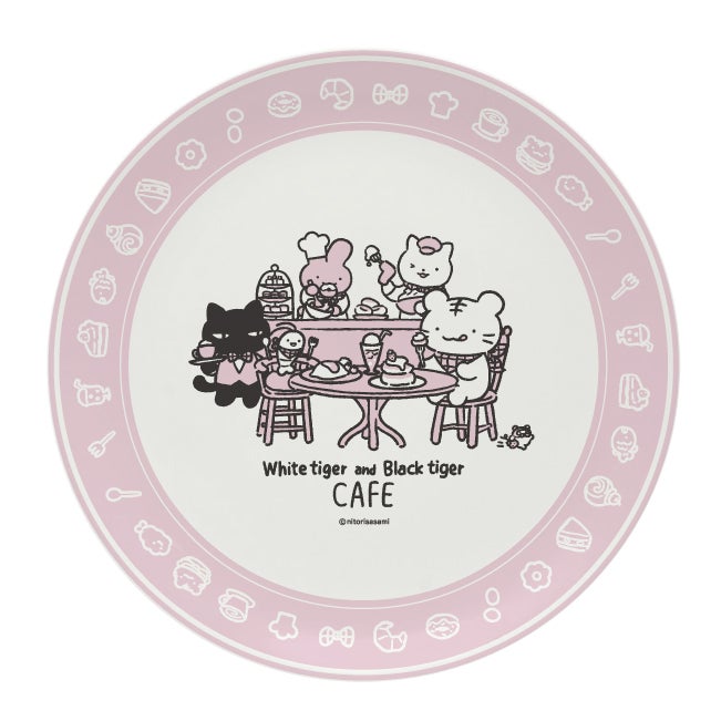 ホワイトタイガーとブラックタイガーカフェ(C)nitorisasami