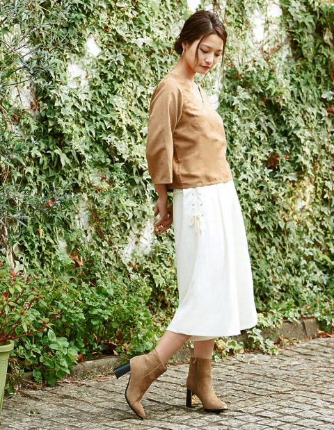 レースアップツイルガウチョパンツ「Re:EDIT by GALSTAR」3,498円(税込)/画像提供:Re:EDIT by GALSTAR