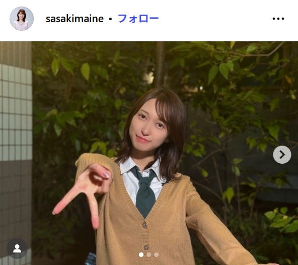 佐々木舞音Instagramより