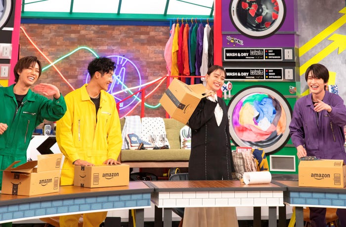 阿部亮平、岩本照、滝沢カレン、深澤辰哉(C)TBS