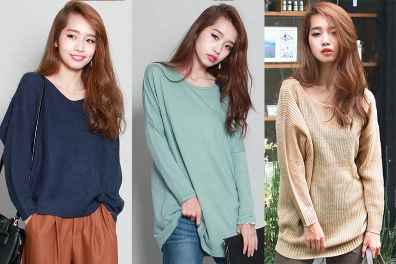 ゆるりシルエットが女っぽい！「ドルマンニット」で秋の着回し力アップ