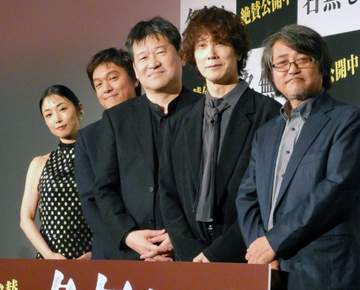 佐藤二朗「怖いな！」セルフツッコミ 映画「名無し」公開記念あいさつ