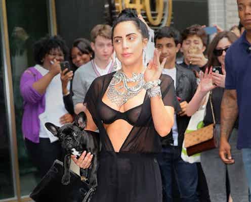 レディー・ガガ、大胆透けブラに視線釘付け