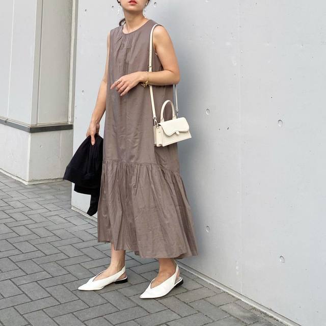 楽チンで上品 ユニクロ コットンティアードワンピ が優勝 モデルプレス