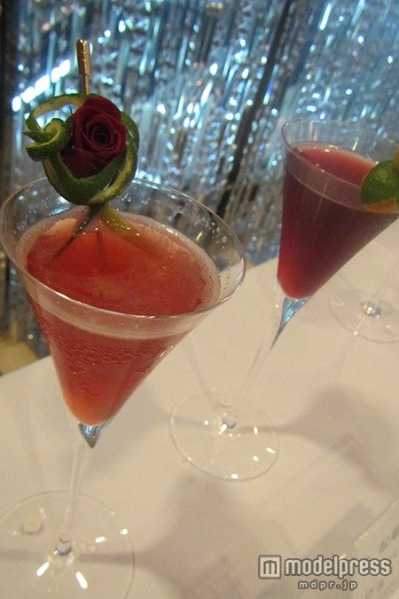 今回つくったカクテル「Escort」※カクテルの販売の予定はなし（C）Disney