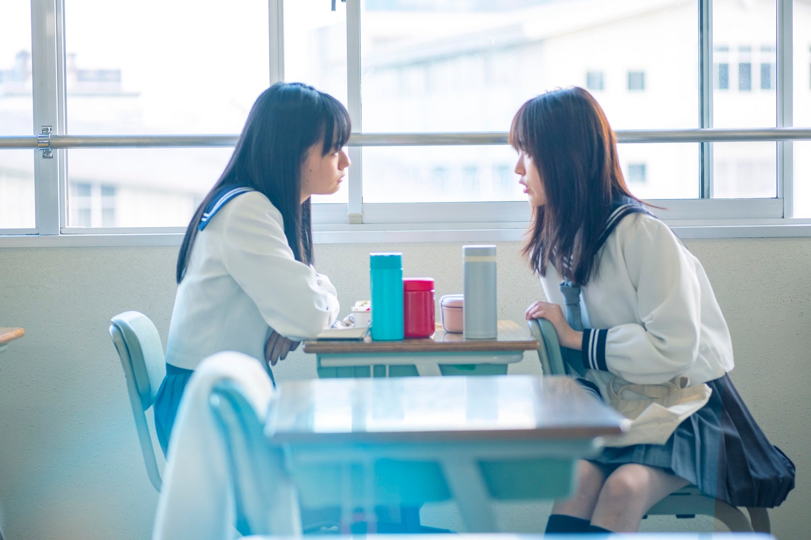 莉子、福本莉子／「君が落とした青空」場面写真（C）2022 映画『君が落とした青空』製作委員会