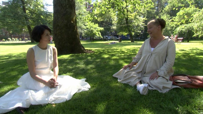 クリーニングデイ創設者と柴咲コウ（C）TBS