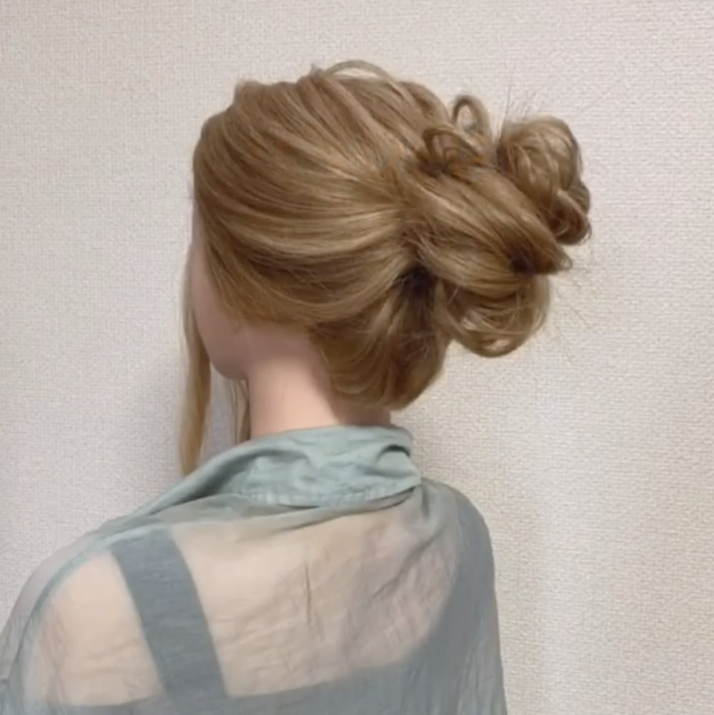 全体をほぐして完成した写真