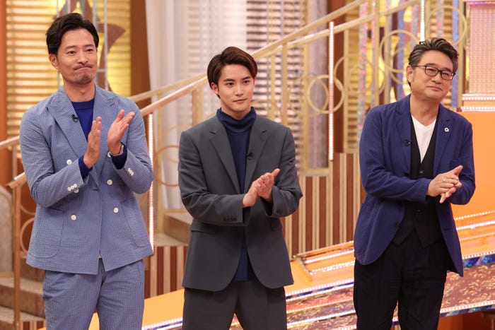 前川泰之、白石隼也、船越英一郎(C)フジテレビ