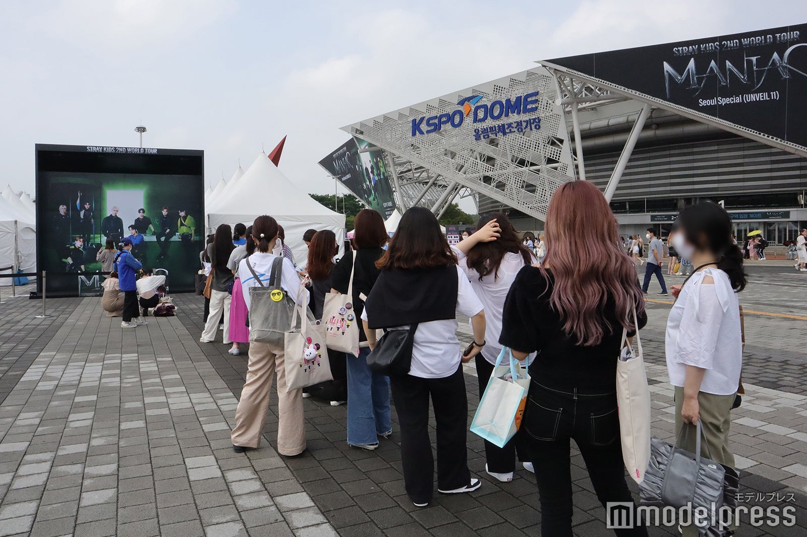 Stray Kidsフォトブースの様子