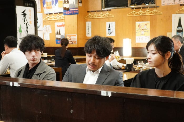 坂口健太郎、平子祐希、西野七瀬「Dr.チョコレート」第7話より(C)日本テレビ