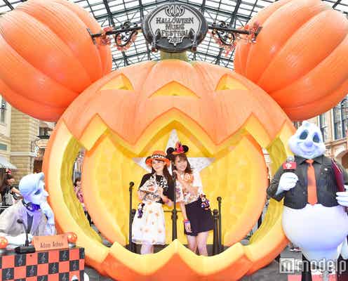 ディズニー・ハロウィーン開幕!ランド“大きなかぼちゃ”の新フォトロケーション登場 パレード・グッズ・フードもチェック<写真特集/イベントレポ>