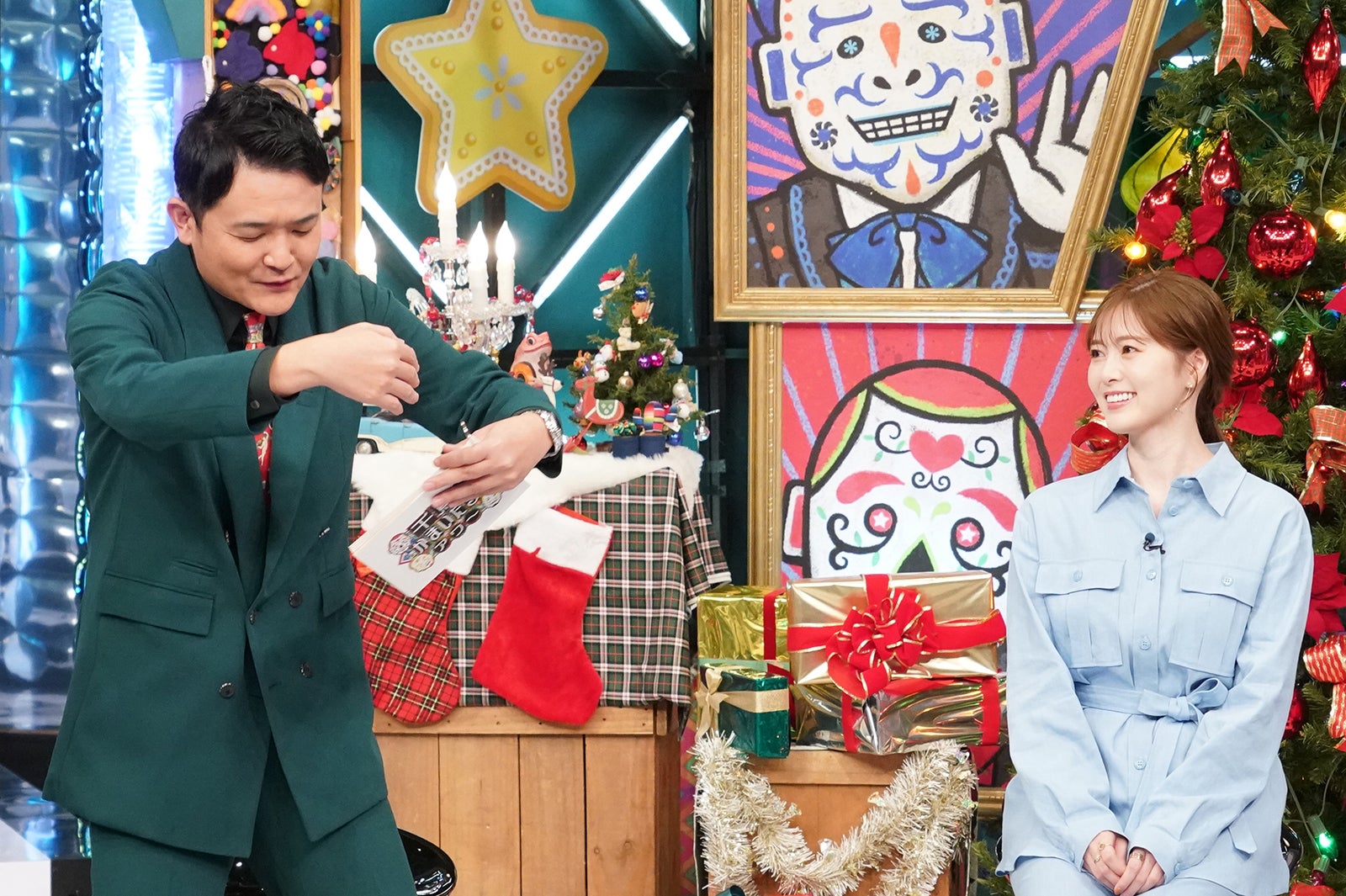 ノブ、白石麻衣（C）日本テレビ