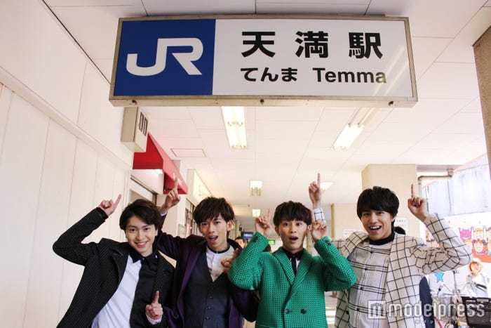 天満駅に到着(C)関西テレビ