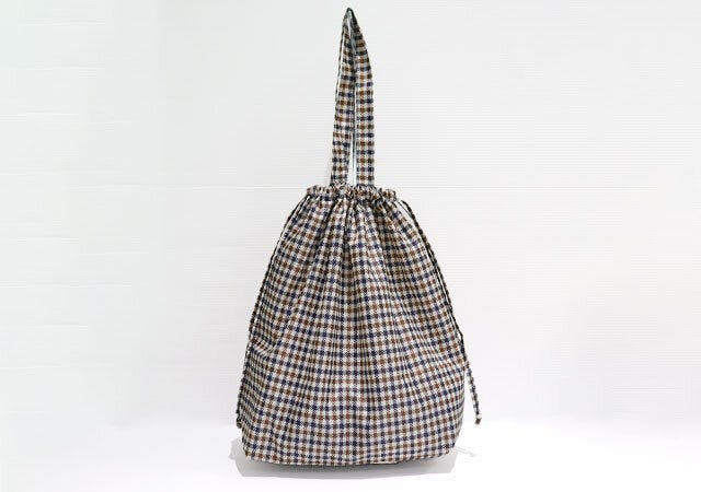 エコバッグ　巾着型　背面