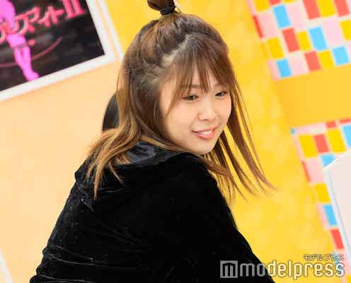 グラドル三宿菜々、自慢の“美尻”を生披露 サービスポーズに男性陣も興奮