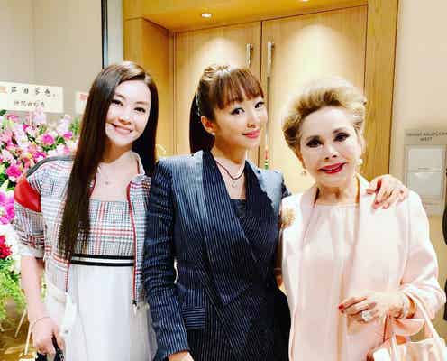 神田うの、観月ありさ&デヴィ夫人との豪華3ショットに反響「ナースのお仕事」にも懐かしむ声