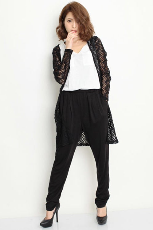 ジグザグレースガウンカーディガン「Galoo Shoppers」3,888 円（税込）／画像提供：Galoo Shoppers
