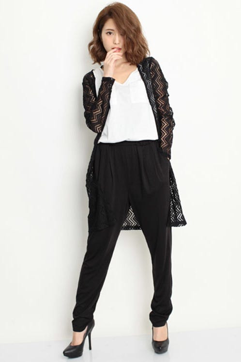 ジグザグレースガウンカーディガン「Galoo Shoppers」3,888 円(税込)/画像提供:Galoo Shoppers