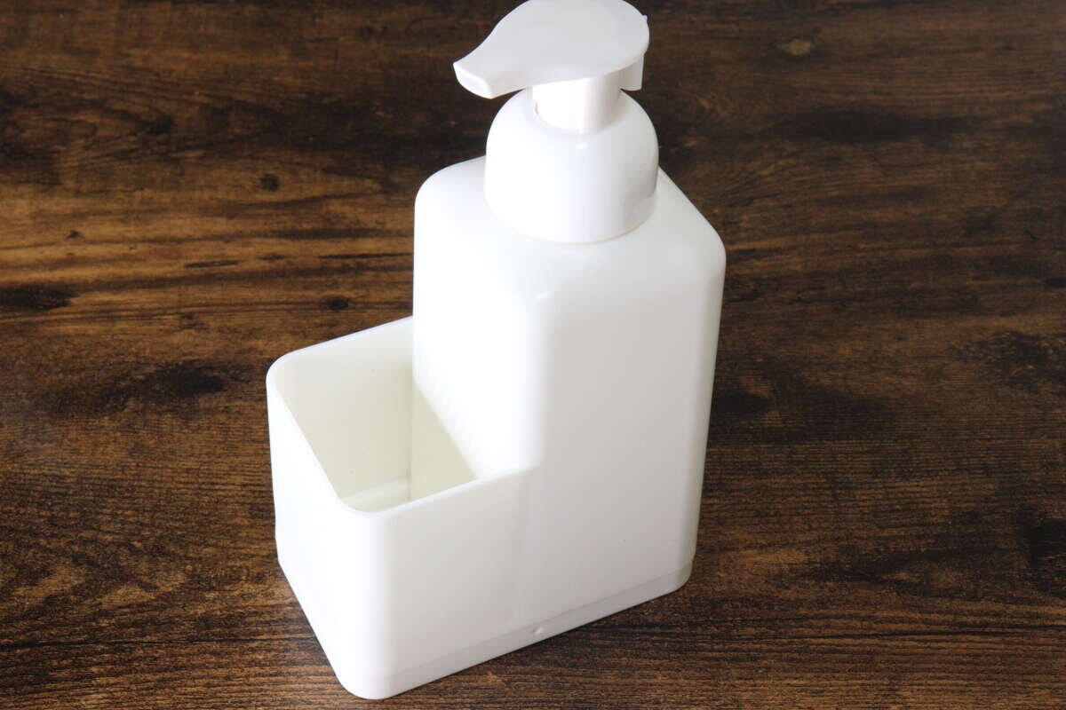 キッチンディスペンサー（スポンジホルダー付、WH）