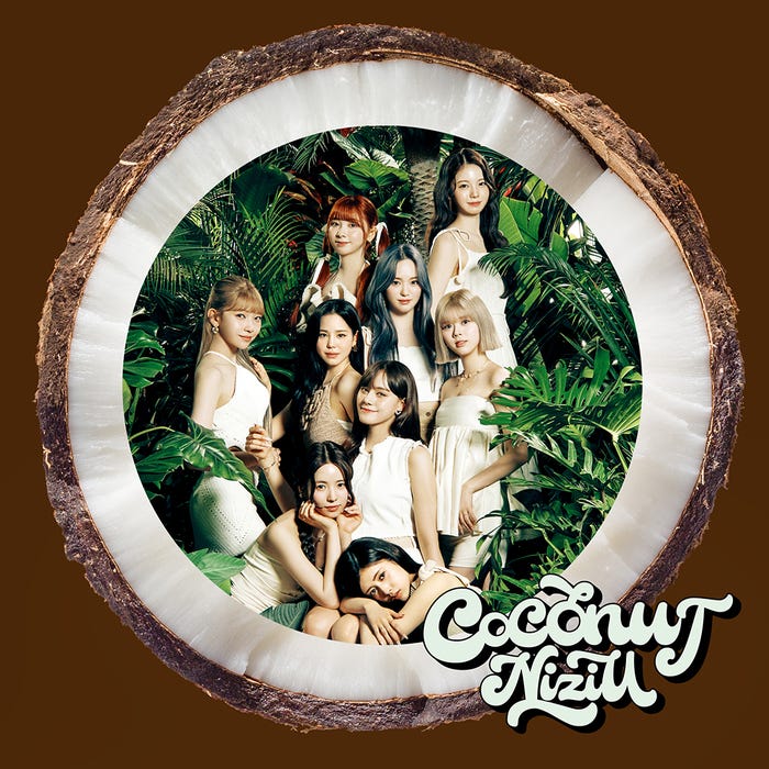 NiziU 2nd Album「COCONUT」通常版(C)Sony Music Labels Inc./JYP Entertainment.