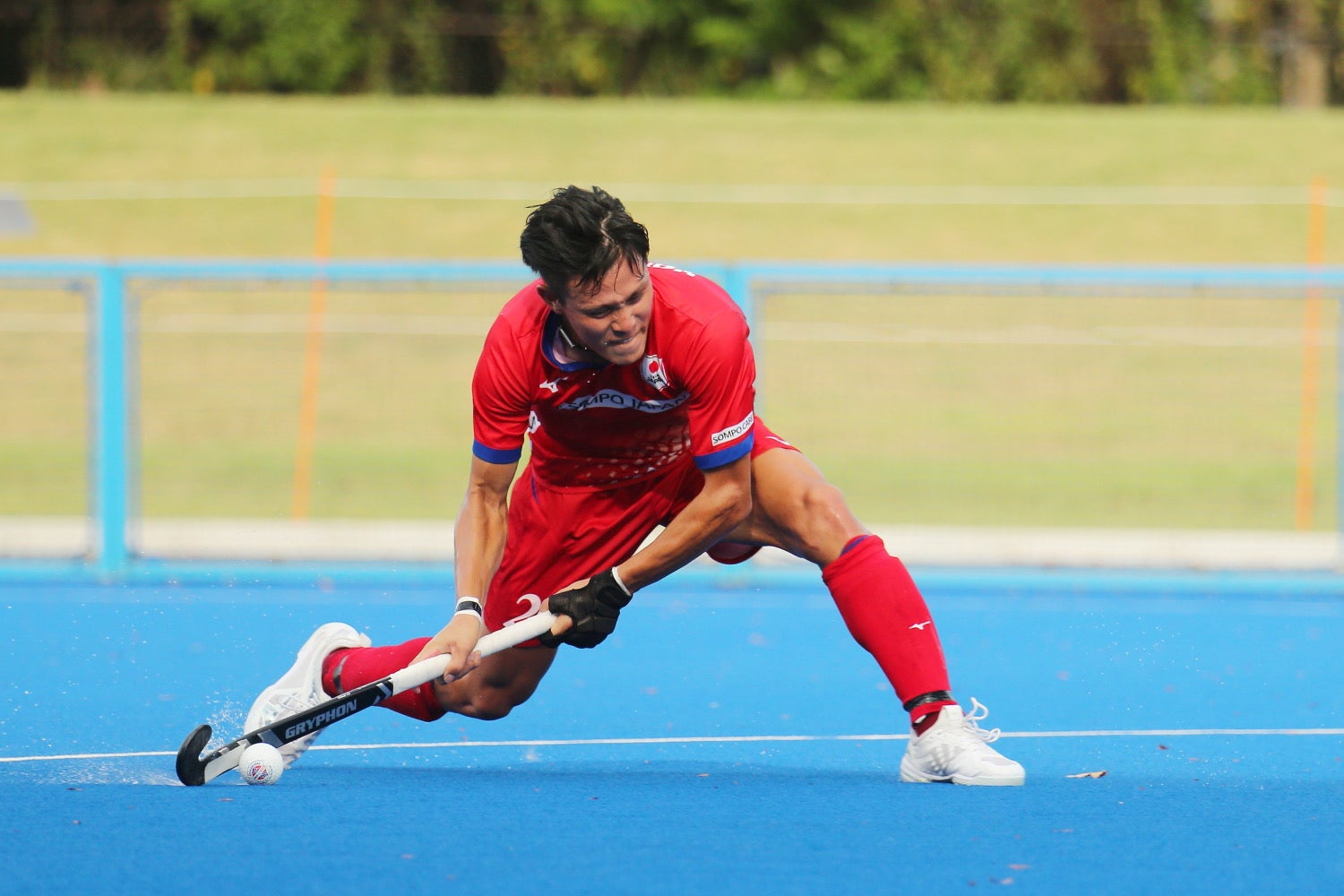 「ホッケー日本代表国際強化マッチ」の様子（提供写真）