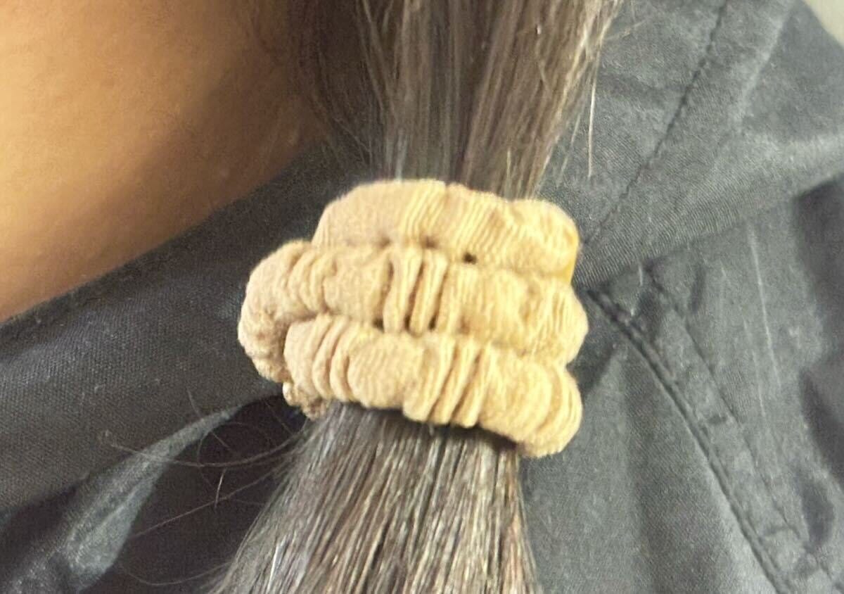 セリア ヘアゴム セリアのくしゅくしゅデザインゴムを使ったヘアアレンジ