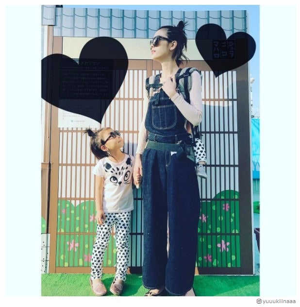 木下優樹菜、“おしゃれ親子ショット”公開「将来はモデルさん？」娘の姿に注目集まる