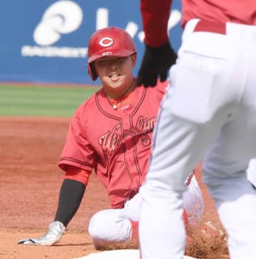 広島ドラ1・平川の足攻光ってる 先制打→二盗！内野安打！ 新井監督が感心「ちょっとしたところ突く意識」