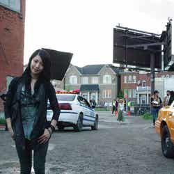 トロントで撮影に臨むBoA