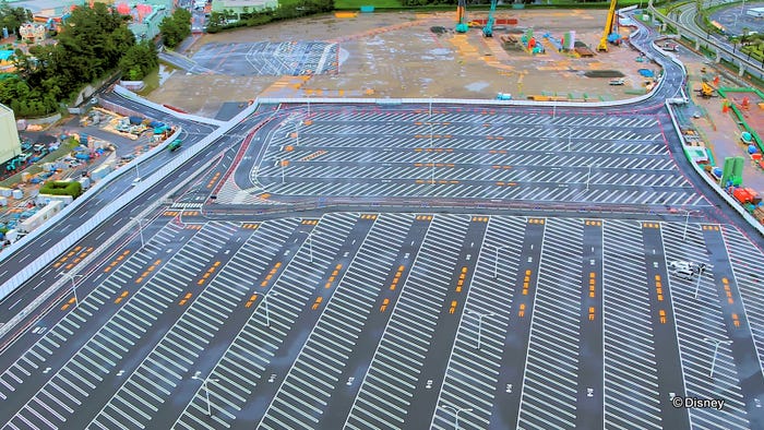 2019年6月ドローン撮影(C)Disney