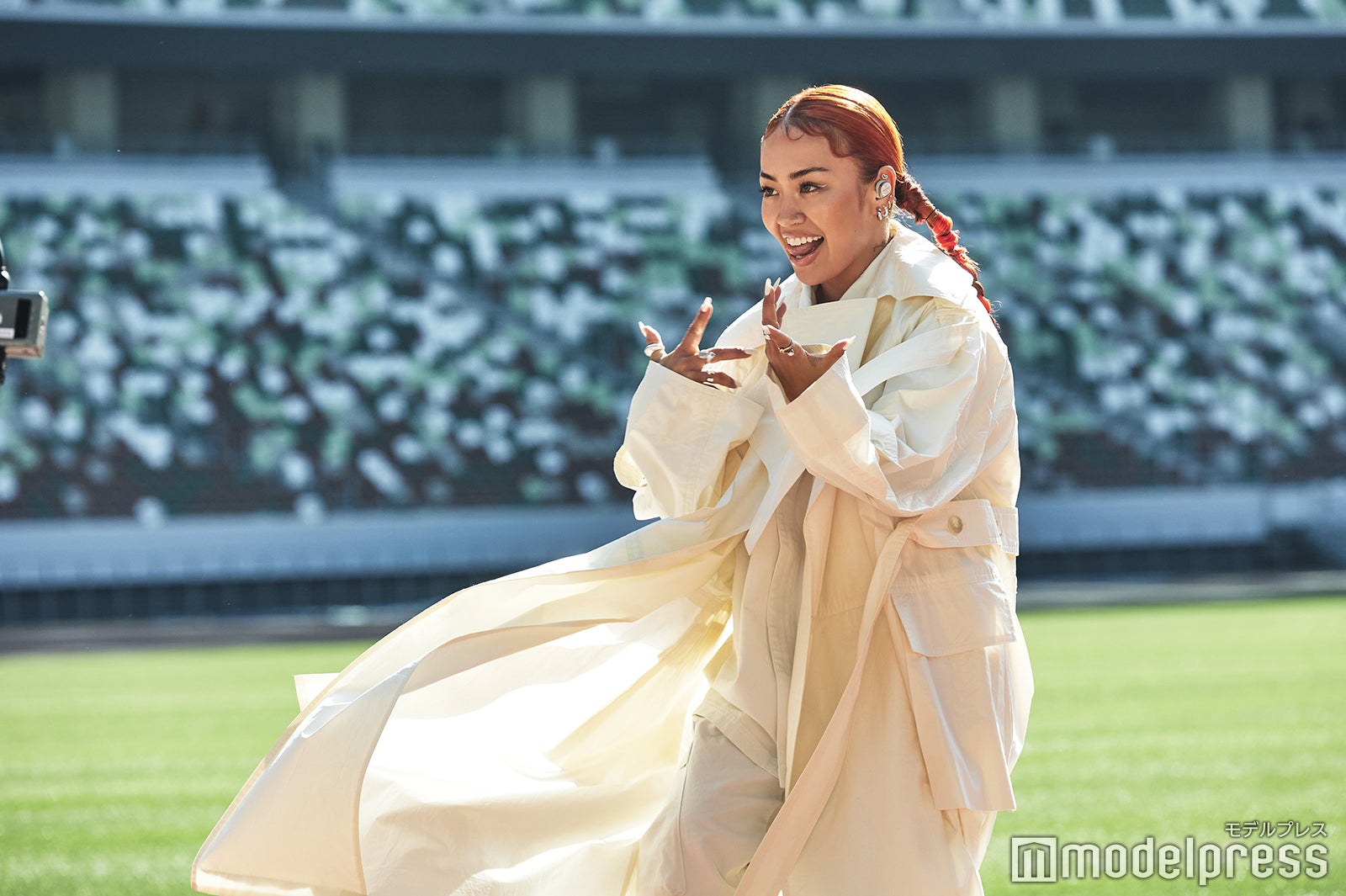 撮影中の様子（C）モデルプレス