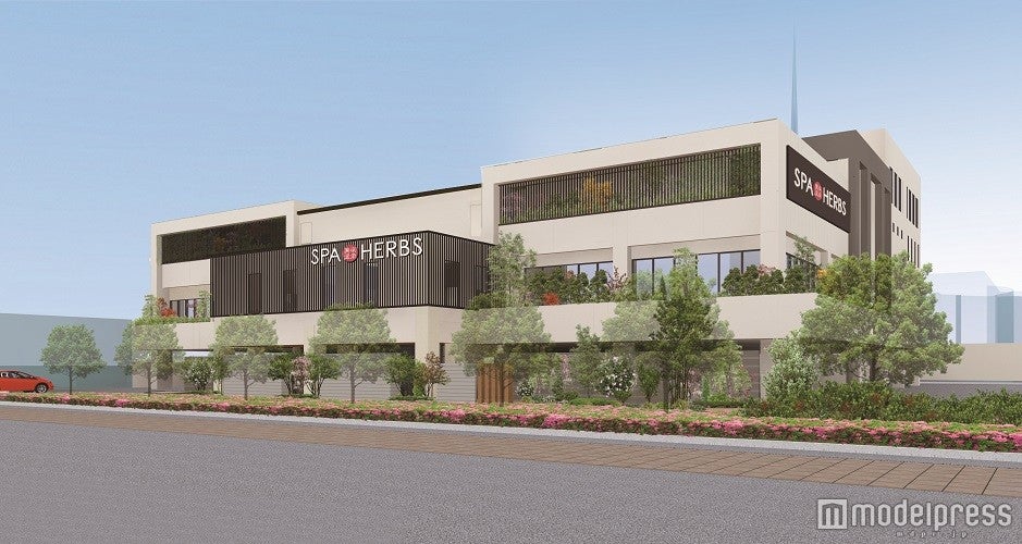 「美楽温泉 SPA-HERBS」外観イメージ