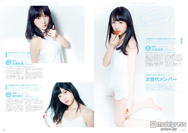 撮り下ろし＆インタビュー収録の注目すべきメンバー100人／画像提供：講談社