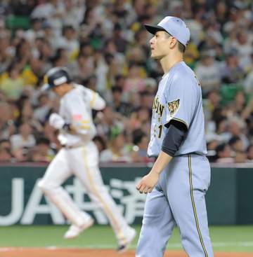 阪神・大竹が2被弾で逆転許す 前夜から計8被弾 ソフトバンク打線の勢いに押される