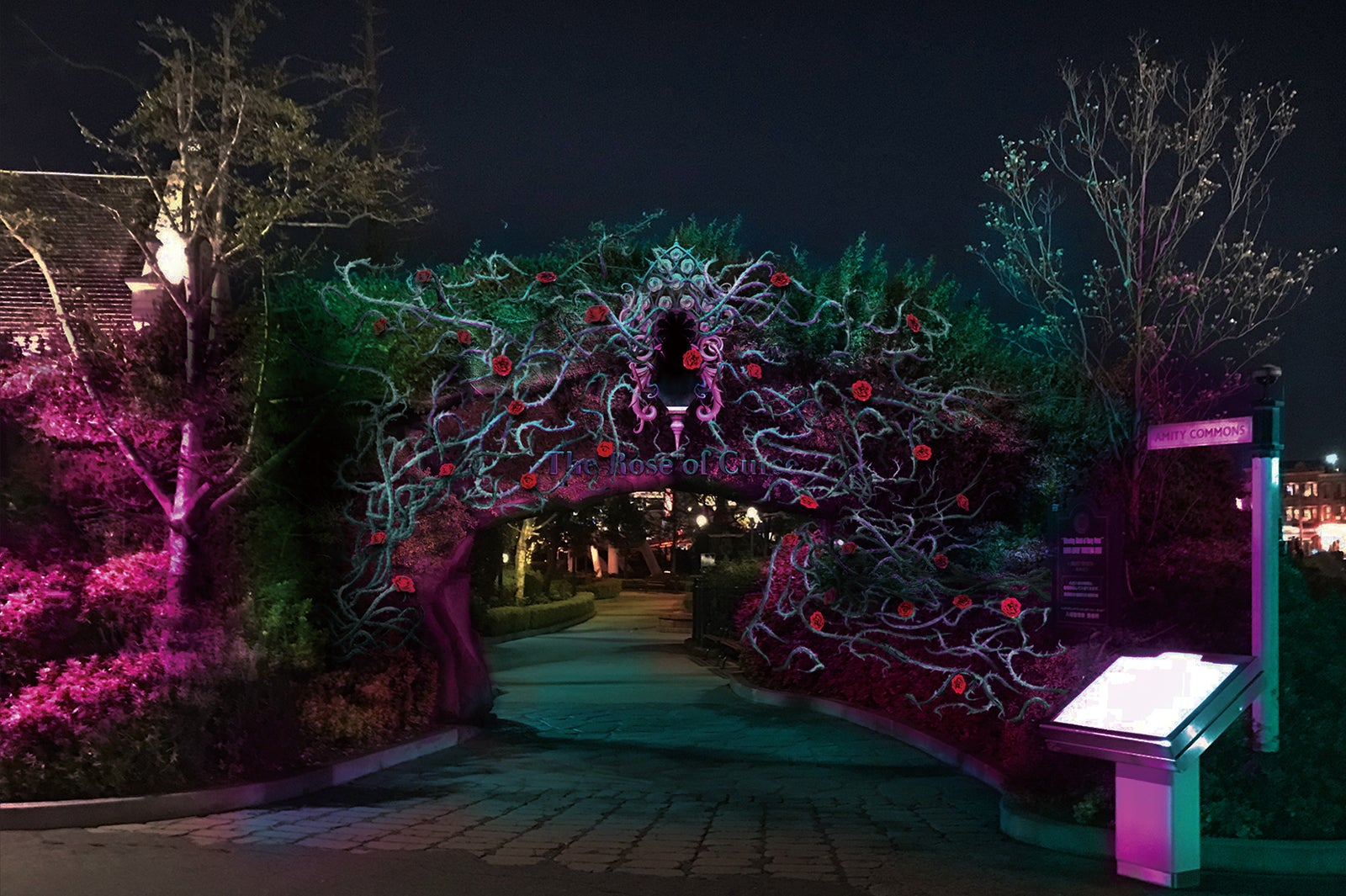 大人ハロウィーン･エリア～呪われた薔薇園～／画像提供：ユー・エス・ジェイ