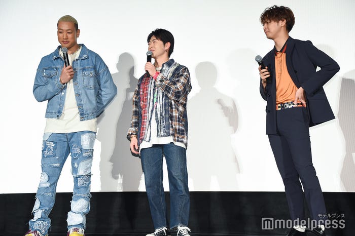 関口メンディー、佐野玲於、片寄涼太 (C)モデルプレス