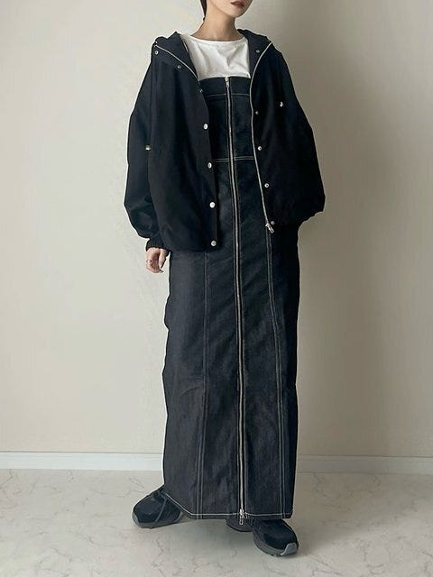 マウンテンパーカー コーデ マウンテンパーカーコーデ2