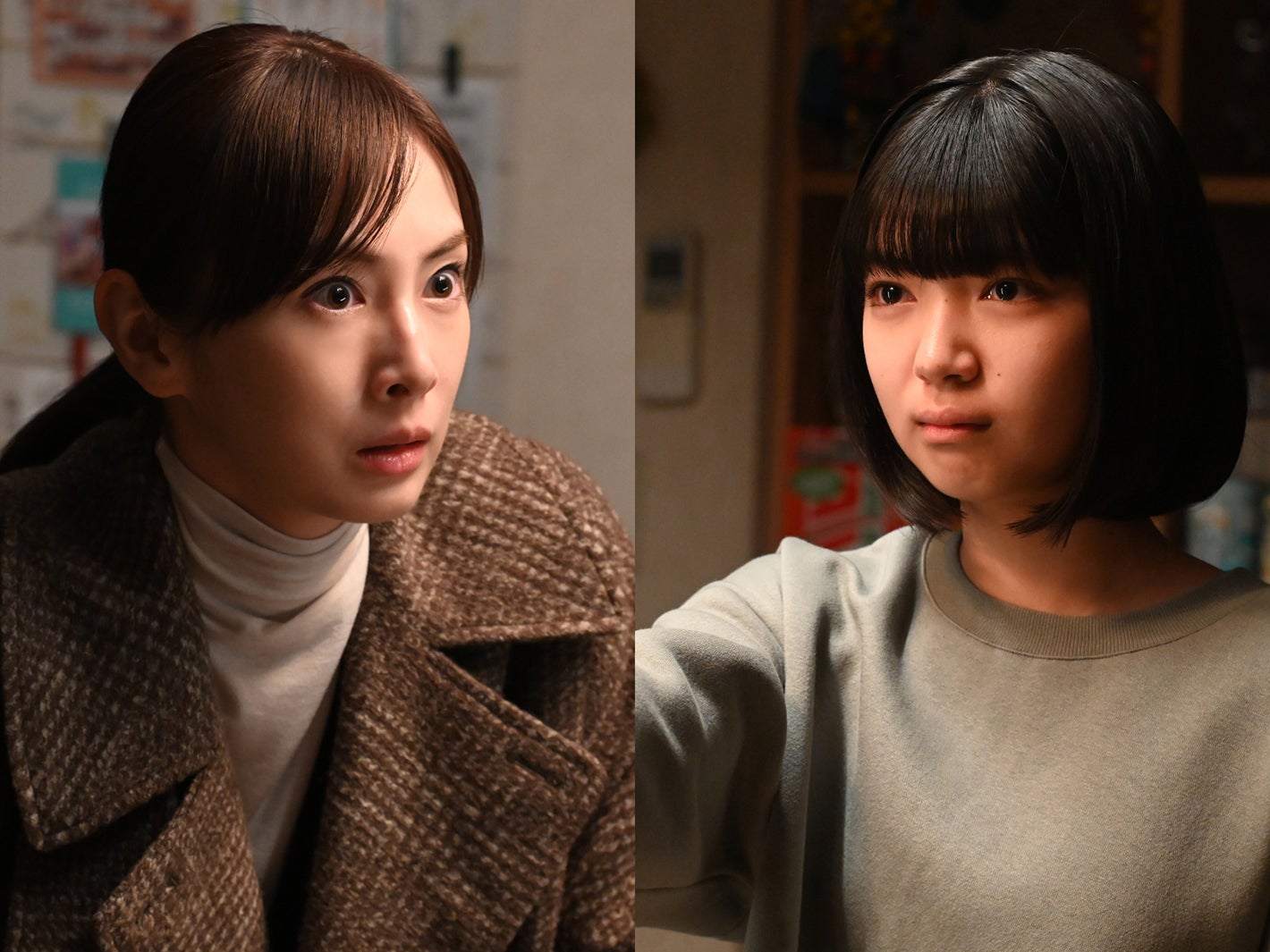 北川景子、一色香澄「あなたを奪ったその日から」（C）カンテレ