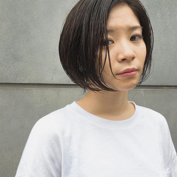 アシメショートヘア特集 可愛い かっこいいまで叶う大人女性向けスタイル モデルプレス