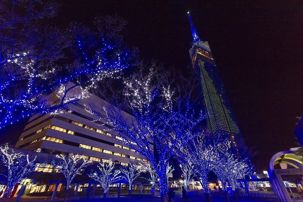 ももち☆ブルーライトイルミネーションも開催／画像提供：福岡タワー