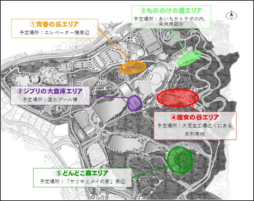 エリアマップ（C）Studio Ghibli